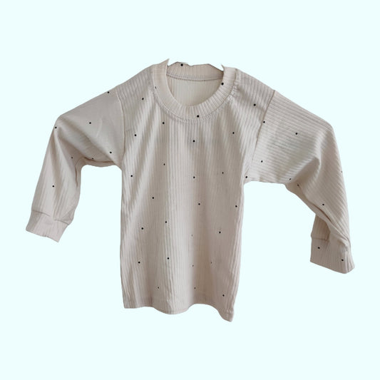 Black Dots Long Sleeve Shirt - LittleBunnies