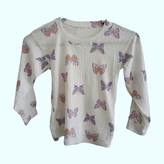 Butterfly Long Sleeve Shirt - LittleBunnies