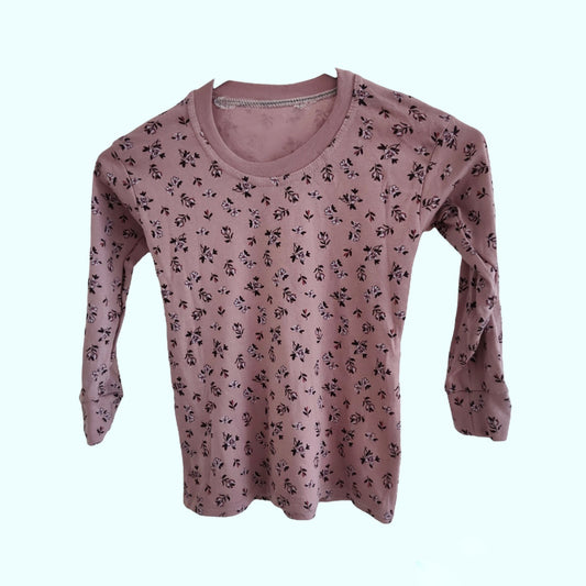 Pink Floral Long Sleeve Shirt - LittleBunnies