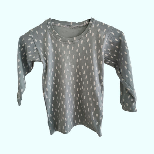 Grey Rain Long Sleeve Shirt - LittleBunnies