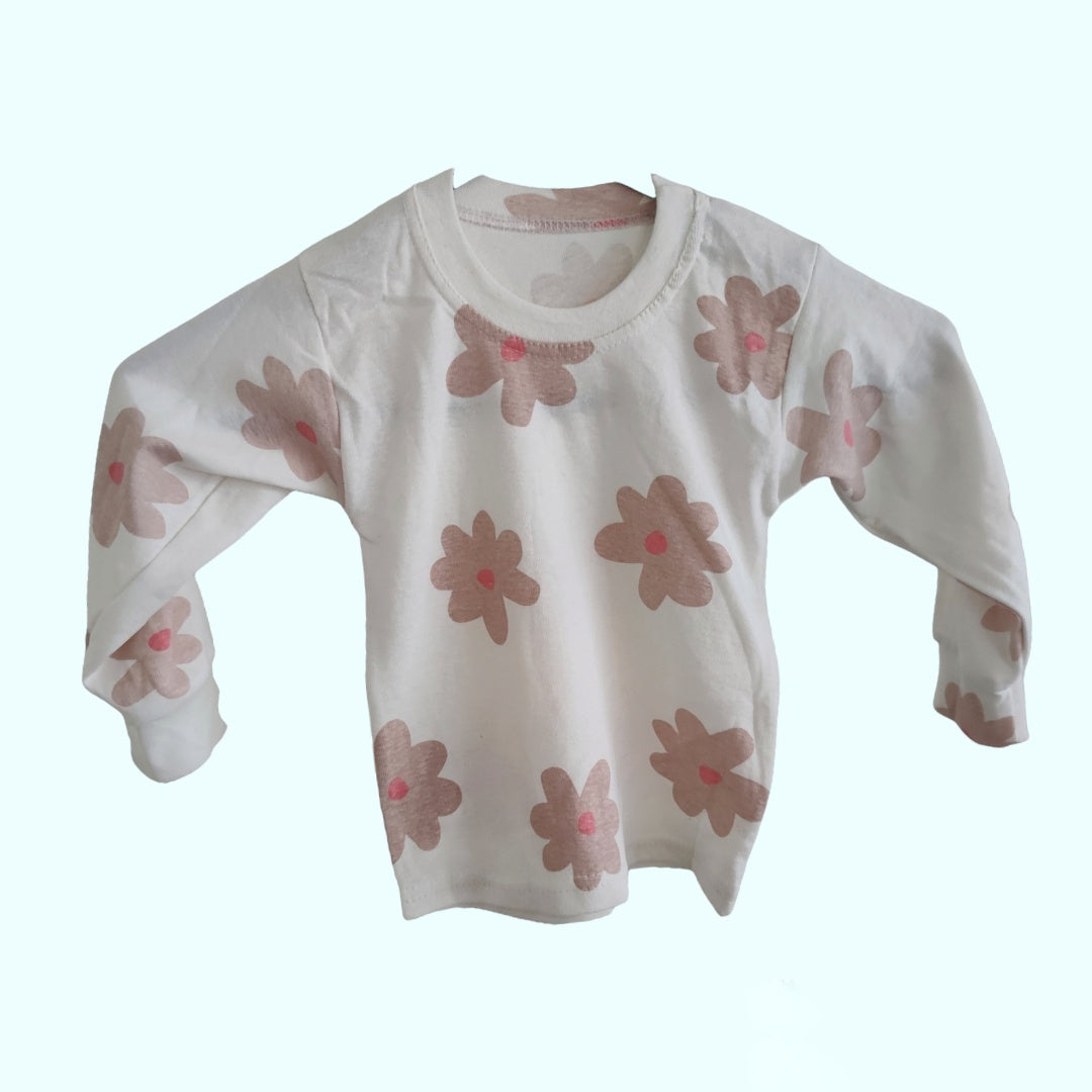 Mega Flower Long Sleeve Shirt - LittleBunnies