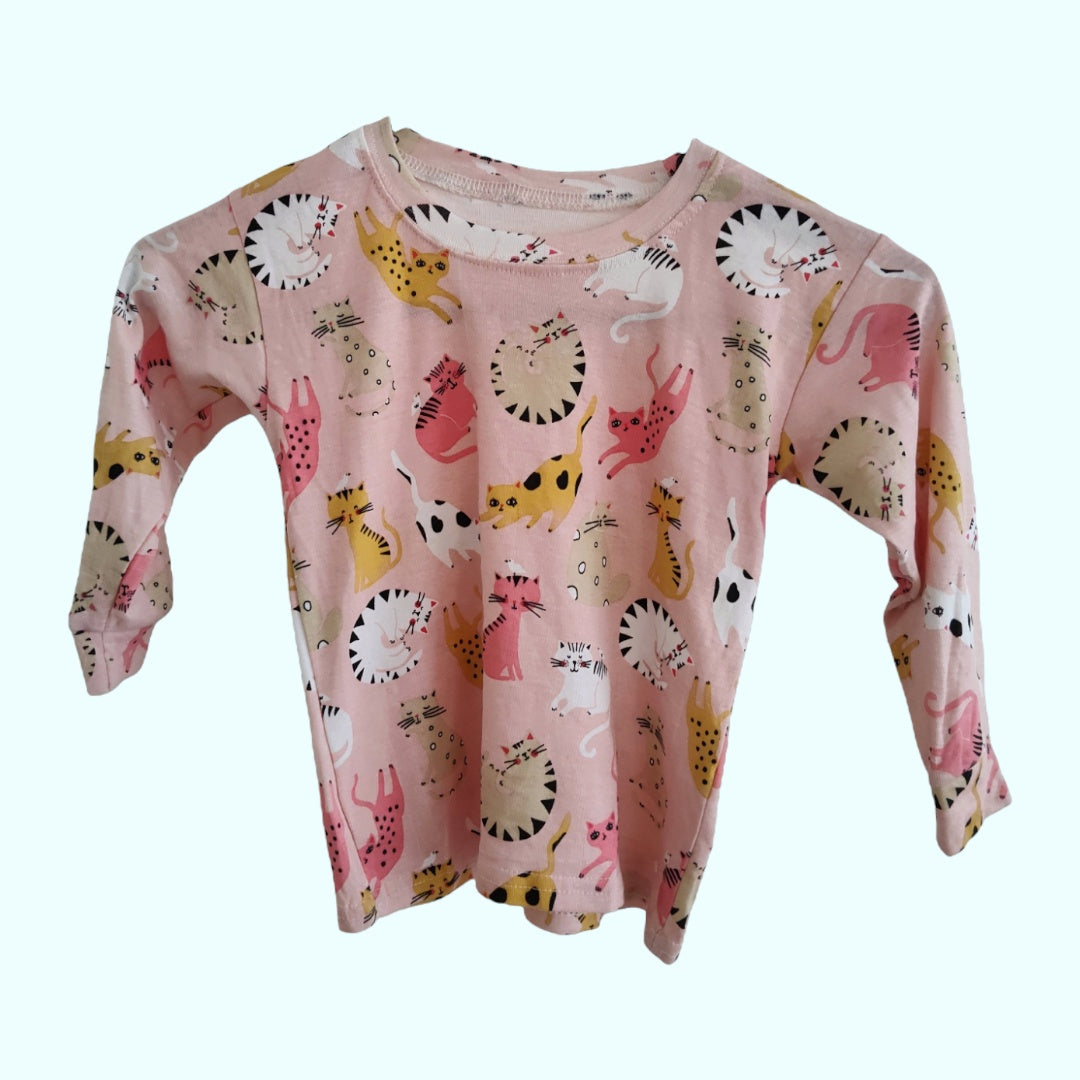 Jumpy Cat Long Shirt - LittleBunnies