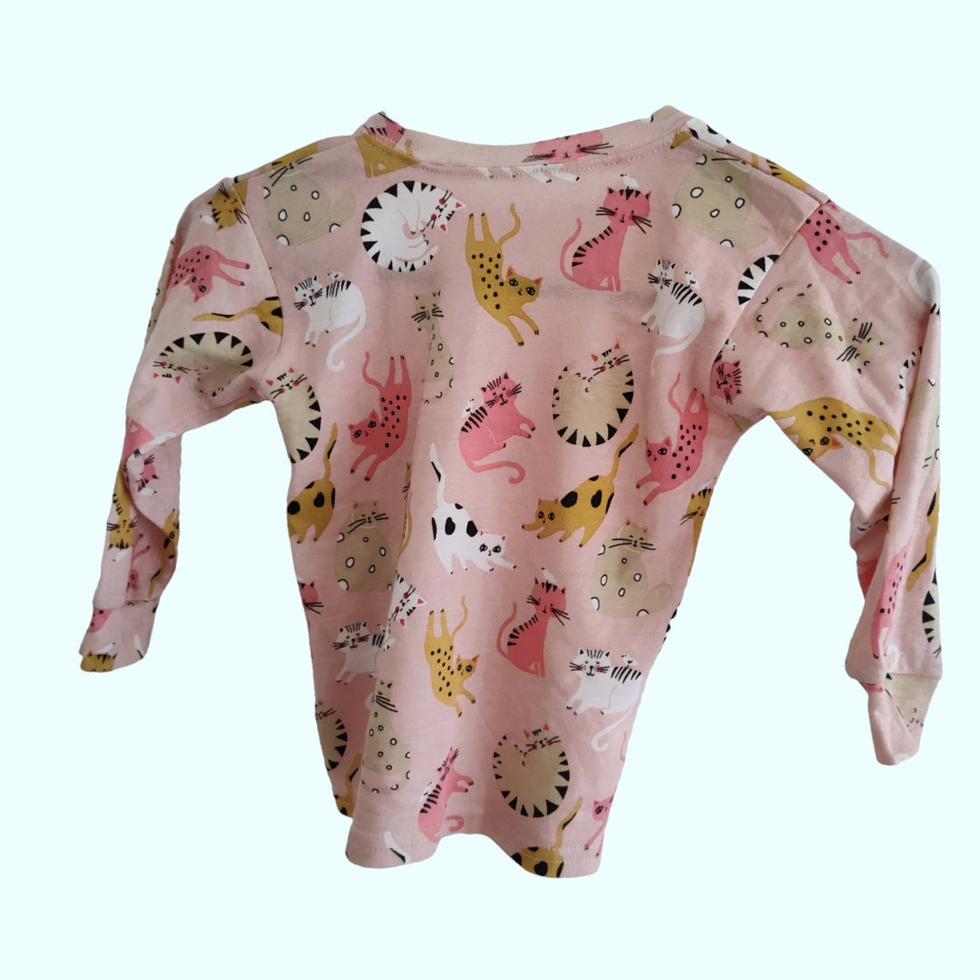 Jumpy Cat Long Shirt - LittleBunnies