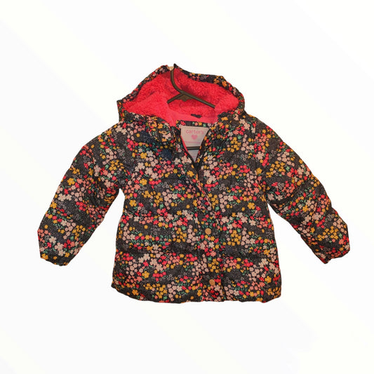 Carter's Puffer Jacket in Floral - LittleBunnies