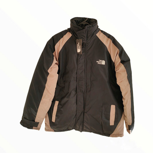 North Face Padded Jacket in Brown/Black - Handsome