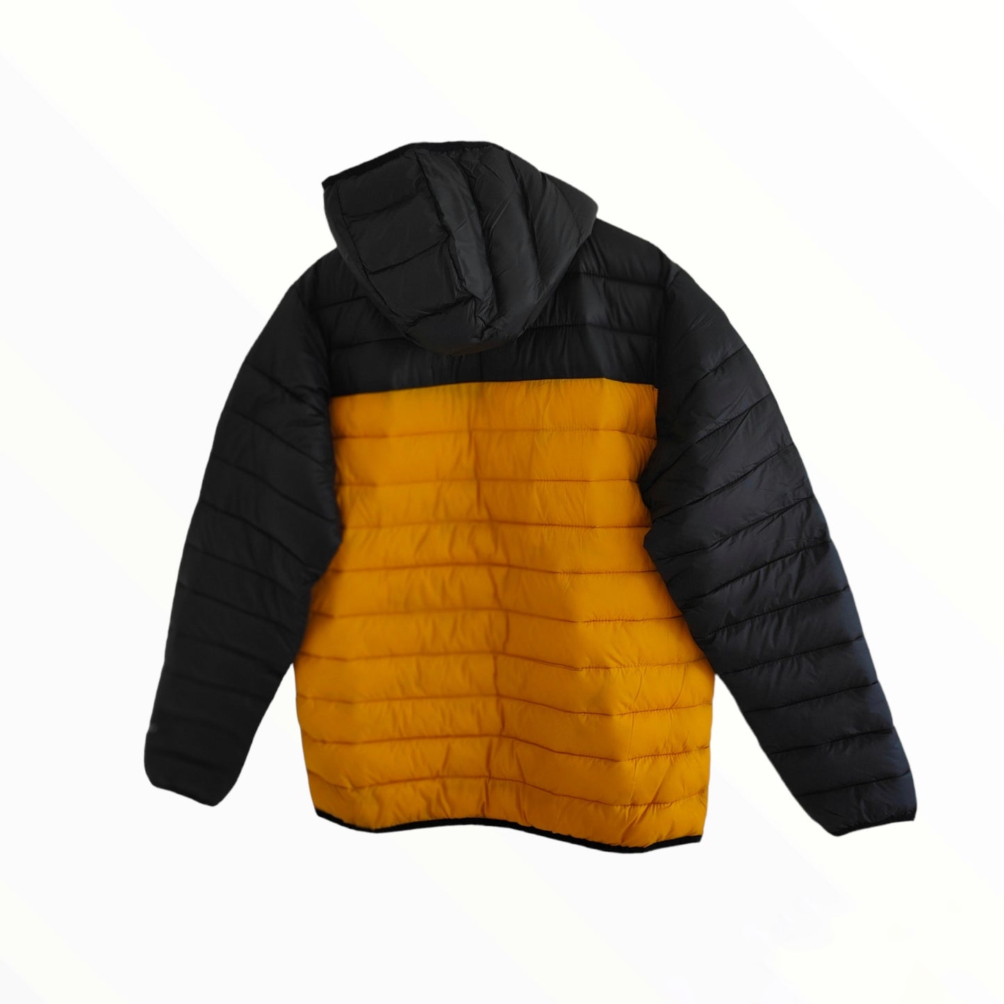 Columbia Omni Heat Puffer Jacket in Black/Yellow - Handsome