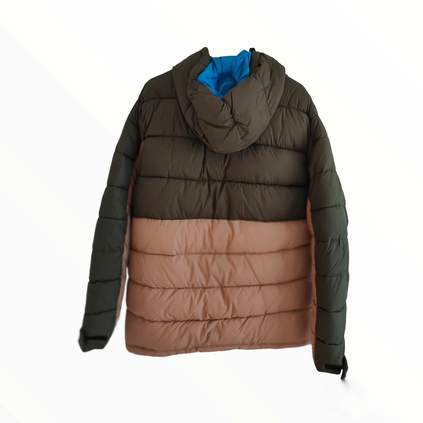 Regatta Puffer Jacket in Dark Green/Cream - Handsome